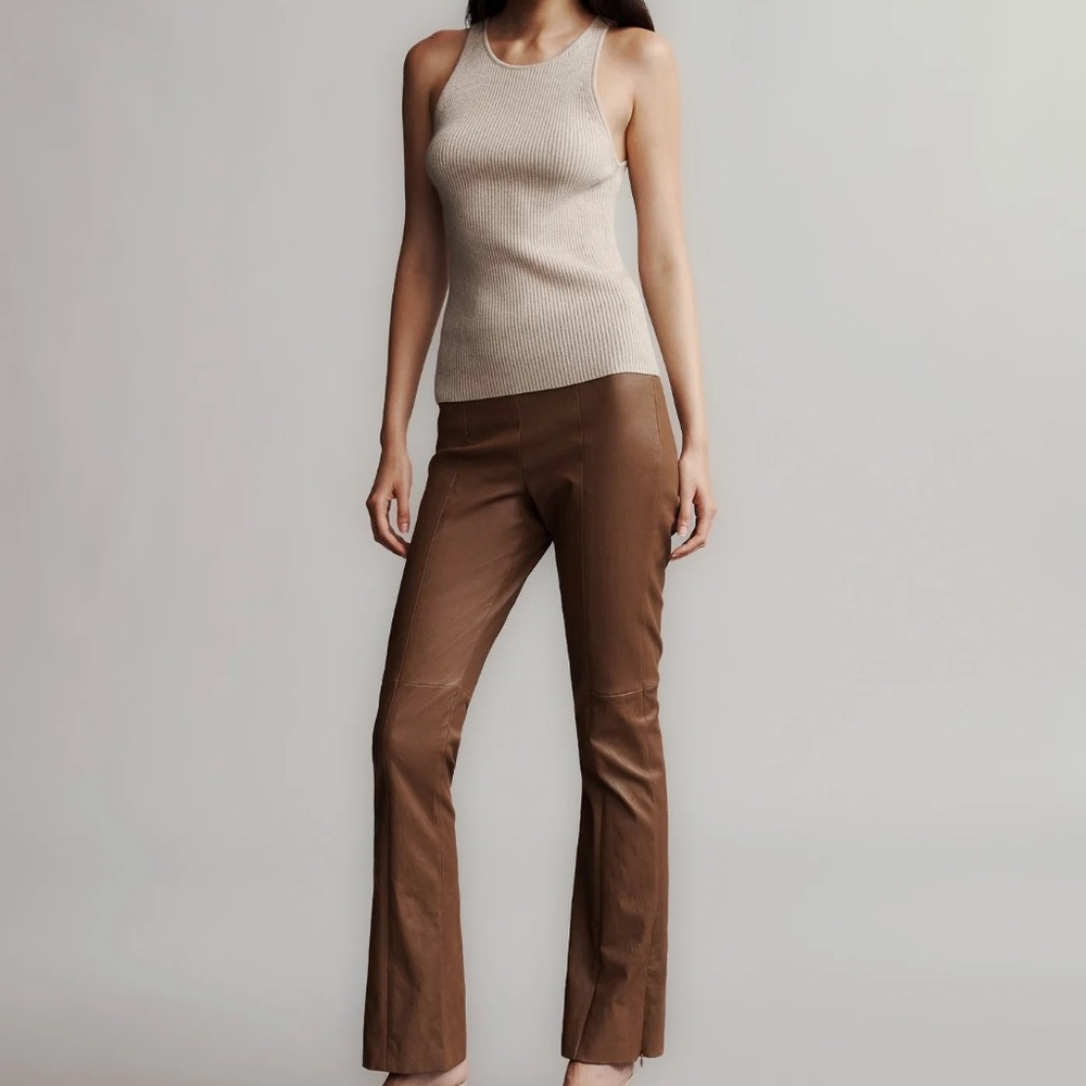 TWP Skinny Love Slim Fit Leather pants - Size 10